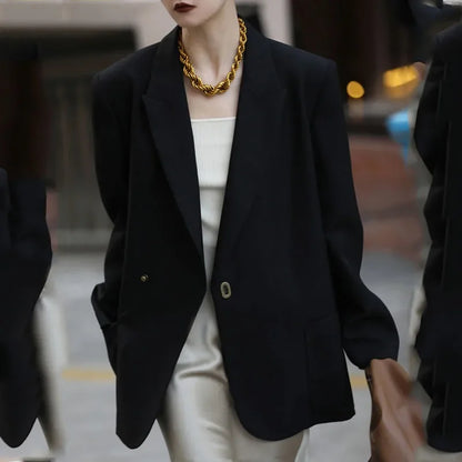 Casual Oversize Temperament Commuter Stylish Comfortable Padded Blazer