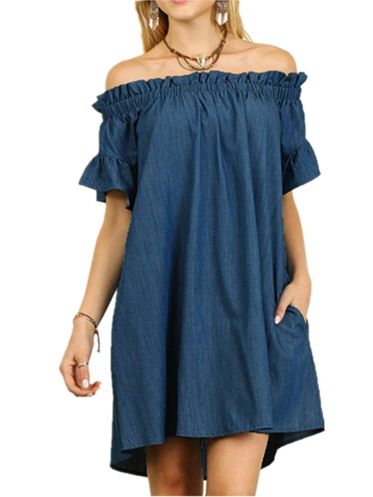 Booth Cotton Pocketed Sleeve Dress