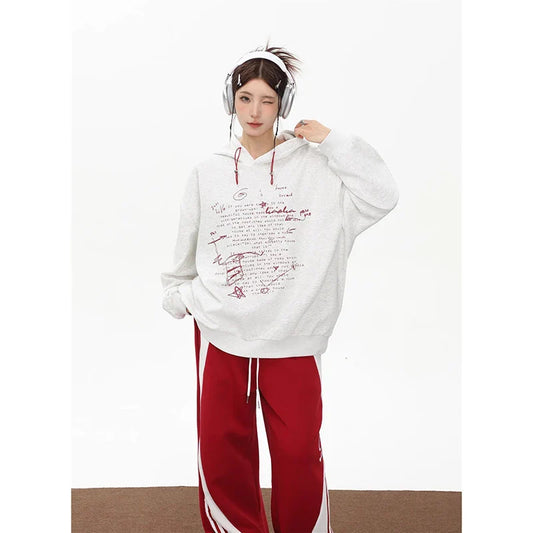 Loose High Street Y2K Korean Fashion Warm Hoodie