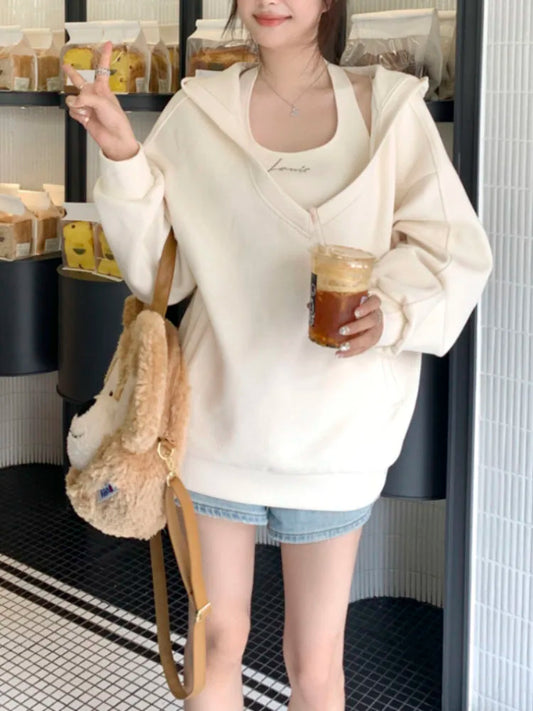 Sexy Casual Elegant Solid Oversized Hoodie