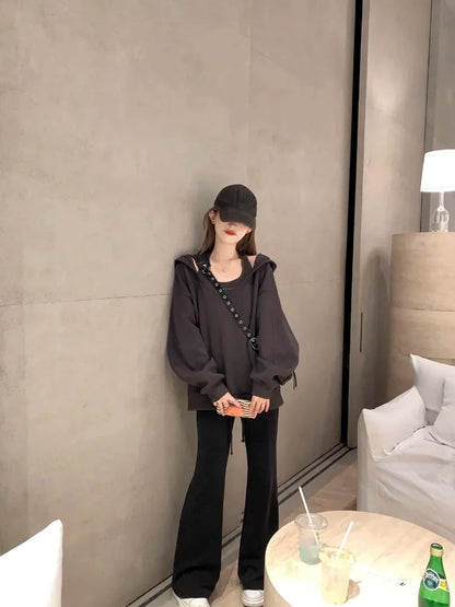 Sexy Casual Elegant Solid Oversized Hoodie