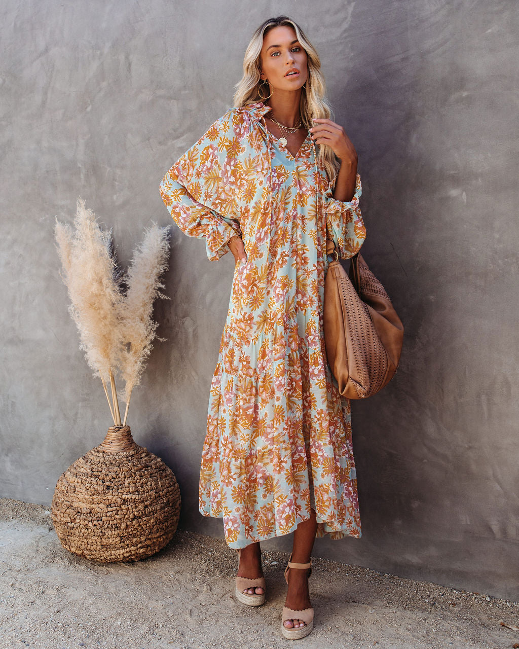 Sutherland Floral Boho Dress